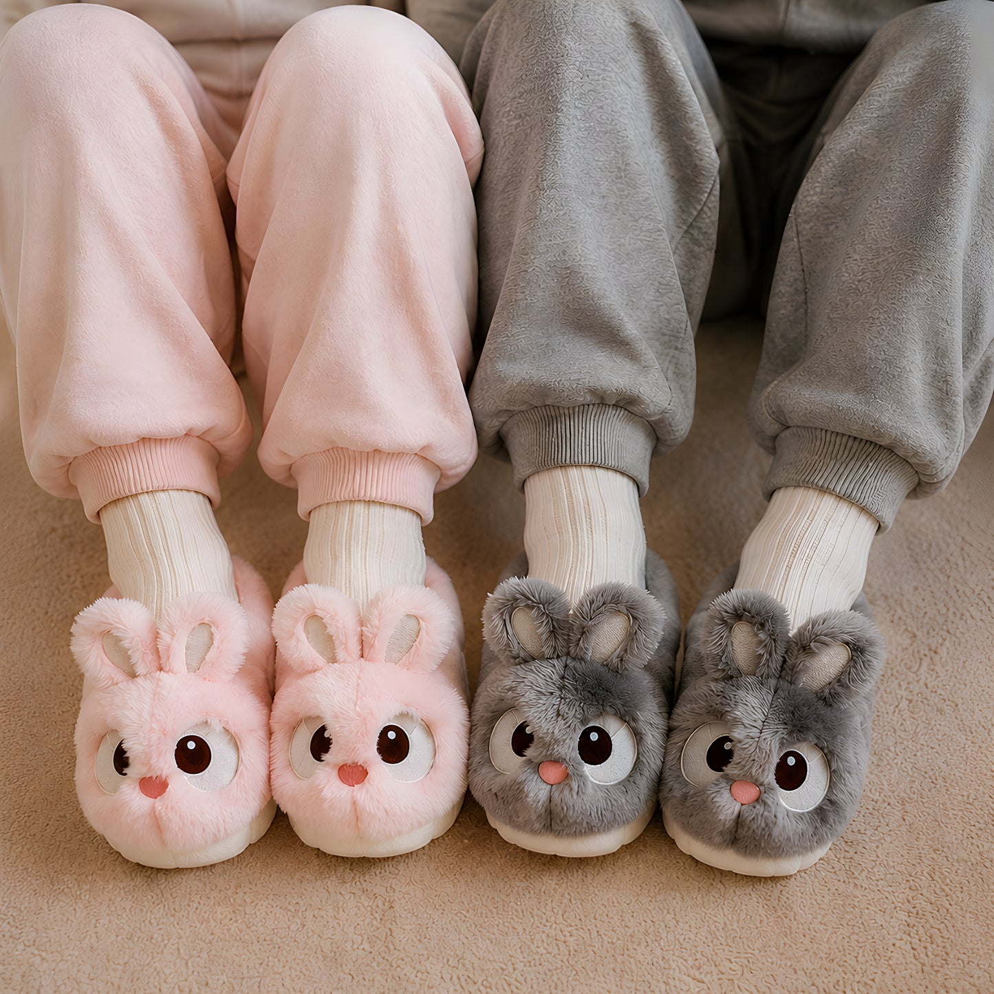 Cozy Toes® Bunny Slippers
