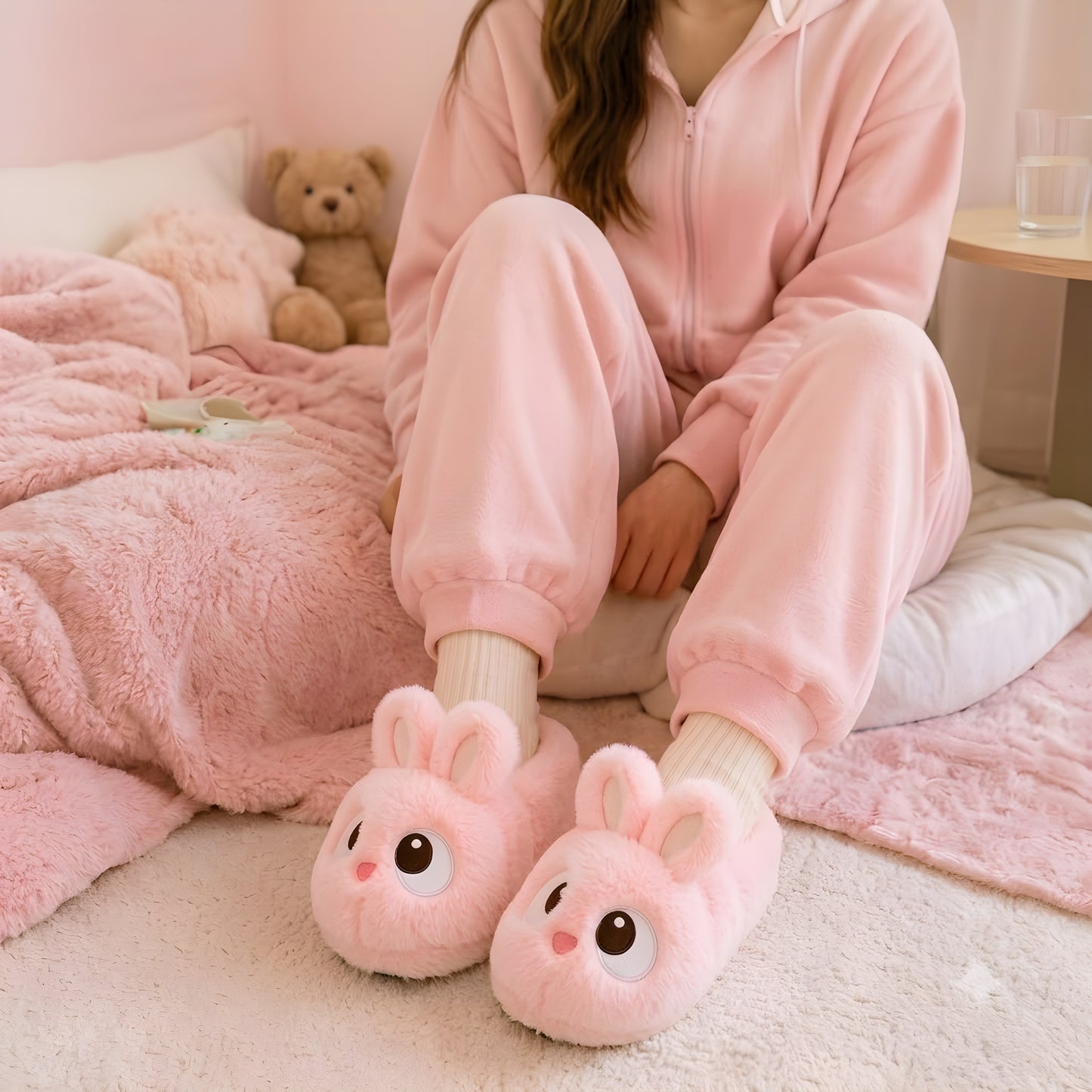 Cozy Toes® Bunny Slippers